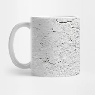 High Key White Painted Wall Texture Mug